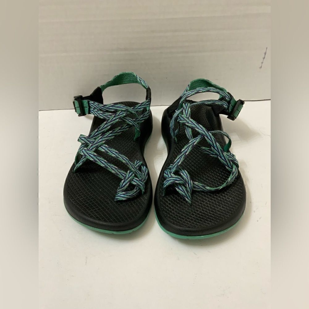 Chaco ZX2 Yampa River Vibram Women’s Blue/Green Strappy Athletic Sandals Size 7 - Picture 2 of 7